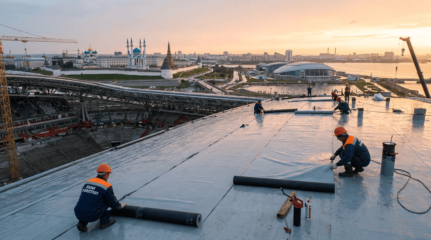 Гидроизоляция спортивных сооружений в Казани: опыт Универсиады